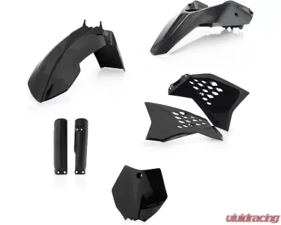 Acerbis Full Plastic Kit Black KTM SX65 09-11 - 2253040001