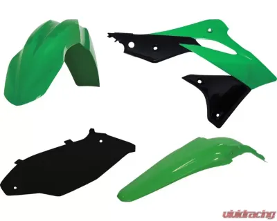 Acerbis Plastic Kit Green/Black Kawasaki KX250F 13-16 - 2314173914
