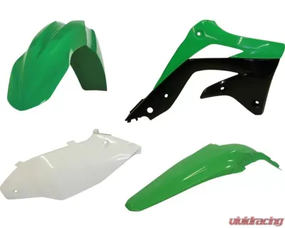 Acerbis Plastic Kit Green/Black Kawasaki KX450F 13-15 - 2314193914