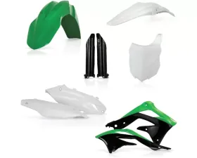 Acerbis Full Plastic Kit Green/White/Black Kawasaki KX450F 13-15