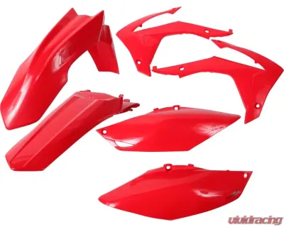 Acerbis Plastic Kit Red for Honda CRF450R 2013-2016 - Front Fender, Rear Fender, Side Panels, Radiator Scoops - 2314400227