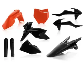 Acerbis Full Plastic Kit Orange/Black KTM SXF250 16-18