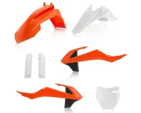 Acerbis Full Plastic Kit Orange/White/Black KTM SX65 16-18