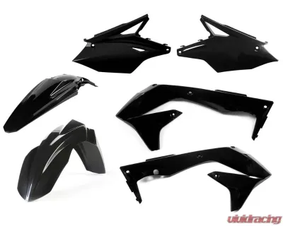 Acerbis Plastic Kit Black Kawasaki KX450F 16-17 - 2449610001