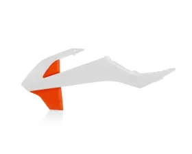 Acerbis Radiator Shroud White/Orange KTM SX65 17-19