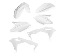 Acerbis Plastic Kit White Kawasaki KX250F 2018