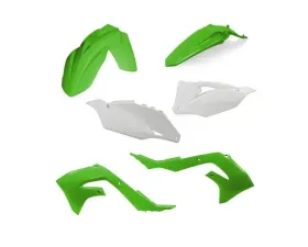 Acerbis Plastic Kit Green/White Kawasaki KX450 19-20