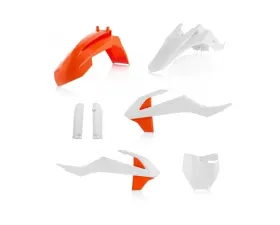 Acerbis Full Plastic Kit Orange/White KTM SX65 19-20