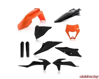 Acerbis Full Plastic Kit Orange/Black KTM EXCF350 2020 - 2791545225