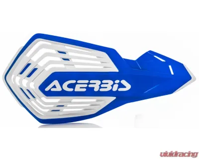 Acerbis X-Future Handguards Blue/White with Universal Mount Kit for 7/8" Bars - 2801961006