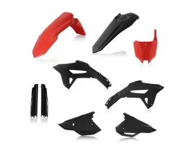 Acerbis Full Plastic Kit Red and Black Honda CRF450R 2021