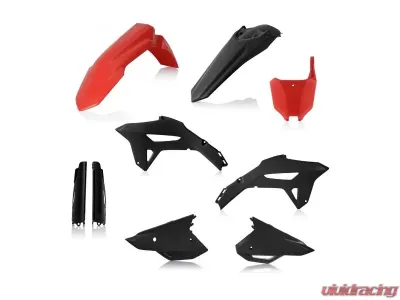 Acerbis Full Plastic Kit Red and Black for Honda CRF450R 2021 - 2858921042