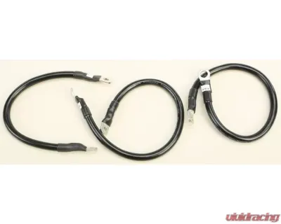 All Balls Battery Cable Kit Harley Fxr Super Glide 1986-1988 (Black) - 79-3003-1