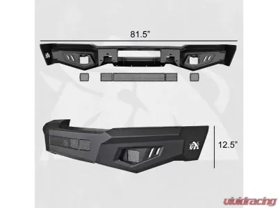 Bulken Offroad Rugged Front Bumper Chevrolet Silverado 1500 2019+ - BKN-32618064