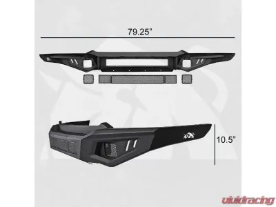 Bulken Offroad Rugged Front Bumper Dodge RAM 2019+ - BKN-32624483