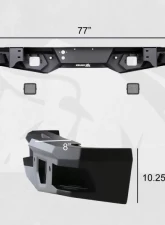 Bulken Offroad Rugged Rear Bumper Chevrolet Silverado 1500 07-18                                     - BKN-33818529 - Image 12