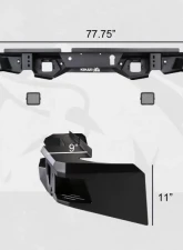 Bulken Offroad Rugged Rear Bumper Dodge RAM 1500 09-18                                     - BKN-33824631 - Image 12
