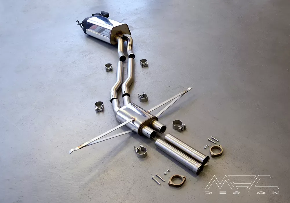 MEC Sport Exhaust System w/ Oval Endpipes & Earthquake Sound Mercedes-Benz W126 V8 - 126/AA-106SET-WR-H