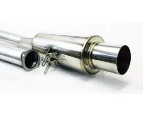 ETS 08-16 Mitsubishi Evolution X Stainless Single Exit Exhaust System ETS Mitsubishi Evoluiton X Single Exit Exhaust System Stainless Steel