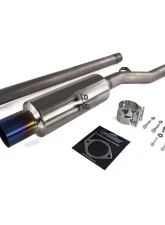 ETS 08-16 Mitsubishi Evolution X Titanium Single Exit Exhaust System ETS Mitsubishi Evoluiton X Single Exit Exhaust System Titanium Brushed Tip                                     - 100-10-EXH-012 - Image 3