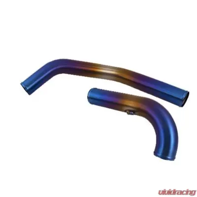 ETS 08-16 Mitsubishi Evolution X Titanium Upper Piping Kit Complete Upper Intercooler Pipe Kit Titanium No Burn - 100-10-ICP-003