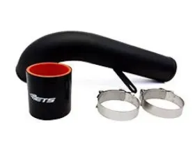 ETS 08-16 Mitsubishi Evolution X Upper Front 90 Degree Pipe Upper Front 90 Degree Pipe Only Wrinkle Black