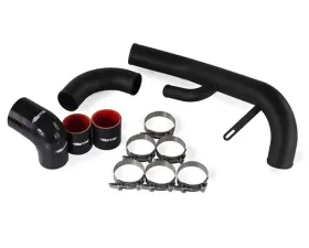 ETS 08-16 Mitsubishi Evolution X Lower Piping Kit Complete Lower Intercooler Pipe Kit Wrinkle Black