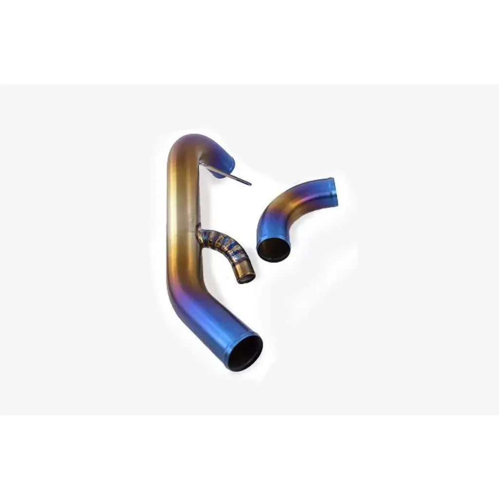 ETS 08-16 Mitsubishi Evolution X Titanium Lower Piping Kit Complete Lower Intercooler Pipe Kit Titanium Spot Anodizing - 100-10-ICP-009