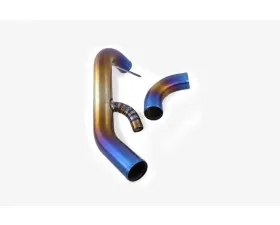 ETS 08-16 Mitsubishi Evolution X Titanium Lower Piping Kit Complete Lower Intercooler Pipe Kit Titanium Spot Anodizing