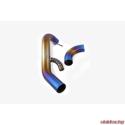 ETS 08-16 Mitsubishi Evolution X Titanium Lower Piping Kit Complete Lower Intercooler Pipe Kit Titanium Spot Anodizing - 100-10-ICP-009