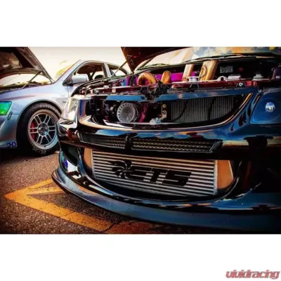 ETS 03-06 Mitsubishi Evolution 8|9 Standard Tank 3.0" Intercooler Upgrade Anodized Red Stencil - 100-20-IC-011