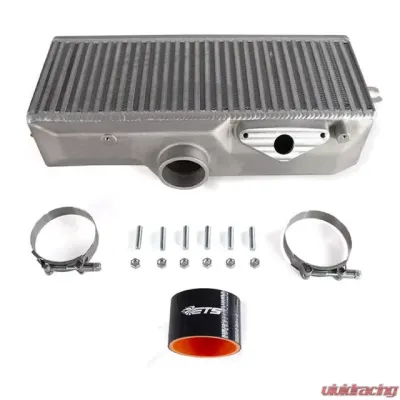 ETS 04-07 Subaru STI Top Mount Intercooler Top Mount Intercooler Upgrade Anodized Black - 200-10-IC-038