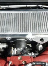 ETS 04-07 Subaru STI Top Mount Intercooler Top Mount Intercooler Upgrade Anodized Black                                     - 200-10-IC-038 - Image 2