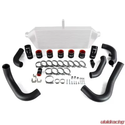 ETS 04-07 Subaru STI Front Mount Intercooler Piping Kit Aftermarket Turbo (2.00") HKS BOV Wrinkle Black - 200-10-ICP-064