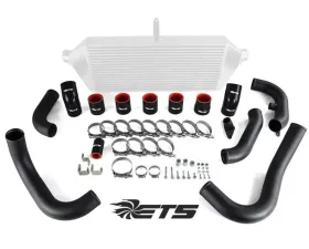ETS 08-14 Subaru STI Intercooler Piping Wrinkle Black Rotated Turbo Stock MAF HKS BOV Wrinkle Black