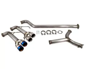 ETS 2015-2021 Subaru STI Catback Exhaust System Standard Mufflers Polished Tips