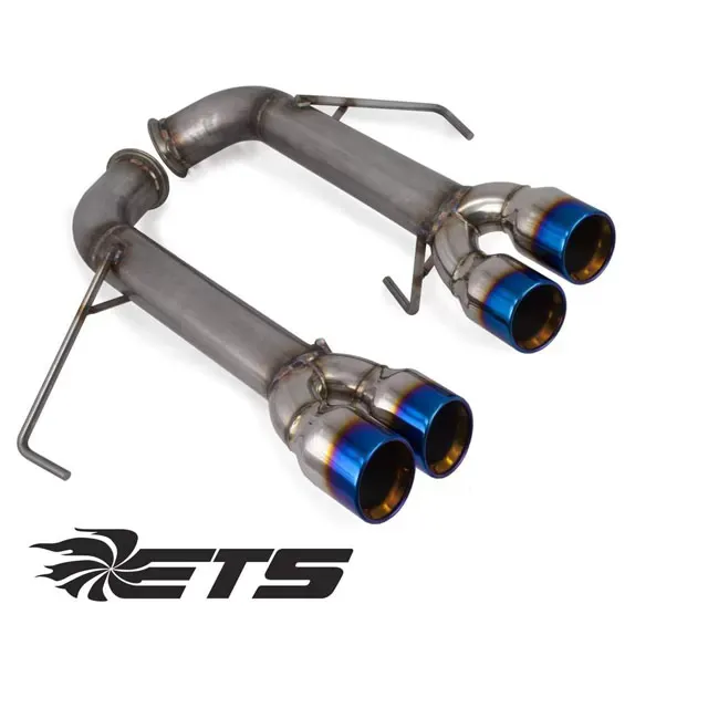 ETS 2015-2021 Subaru STI Catback Rear Section Standard Mufflers Blue Tips - 200-30-EXH-023