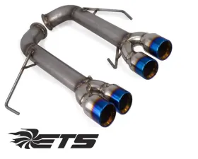 ETS 2015-2021 Subaru STI Catback Rear Section Standard Mufflers Blue Tips
