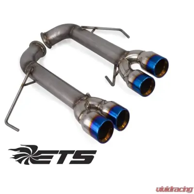 ETS 2015-2021 Subaru STI Catback Rear Section Standard Mufflers Blue Tips - 200-30-EXH-023