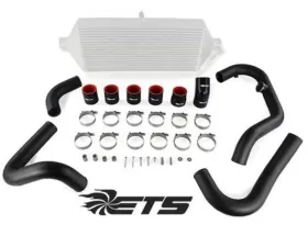 ETS 2015-2021 Subaru STI Rotated Turbo Piping Kit Stock MAF HKS BOV Wrinkle Black
