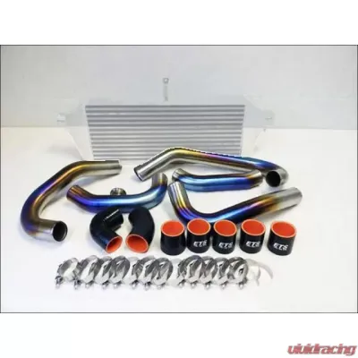 Extreme Turbo Systems Brushed Titanium Stock Turbo Piping Kit w/ Stock BOV Flange Subaru STI 2015+ - 200-30-ICP-025