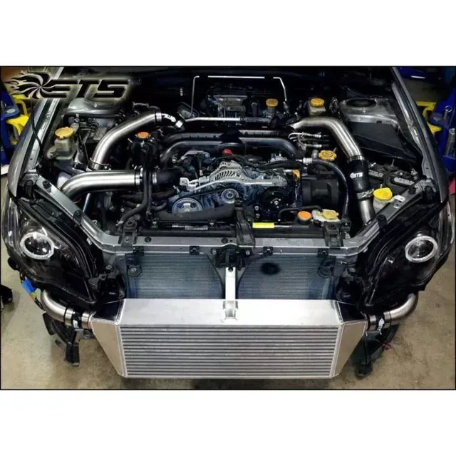 ETS 05-09 Subaru Legacy GT 3.0" Intercooler Upgrade Anodized Red Stencil - 200-50-IC-011