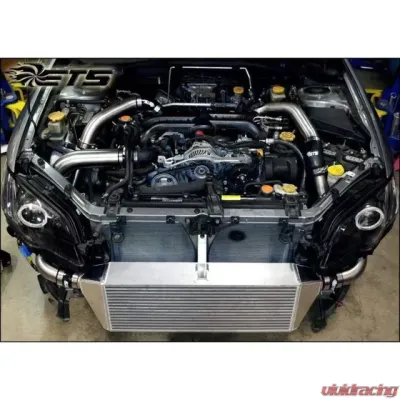 ETS 05-09 Subaru Legacy GT 3.5" Intercooler Upgrade Anodized Red Stencil - 200-50-IC-023