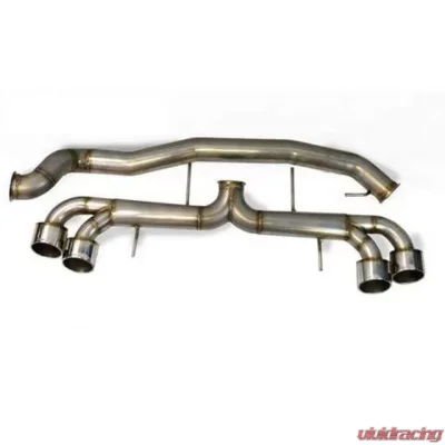 ETS 2009-2021 Nissan GTR 4" Stainless Steel V-band Race Exhaust - 300-10-EXH-18