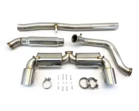 ETS Ford Focus RS Exhaust System Mufflers No Resonator No Valve Simulator