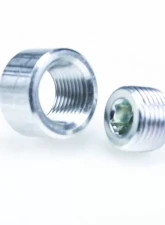 Weld-On Bung for IAT or CLT Sensor 3/8 Inch NPT Aluminum DIYAutoTune                                     - 38NPT-Bung_A - Image 2