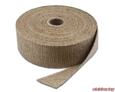 Exhaust Wrap 100 Foot x 6 Inch Natural Color Up To 2000 Degree F Short Roll Thermo Tec - 11006