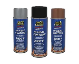 Hi Heat Wrap Spray Coating 11oz Black Thermo Tec