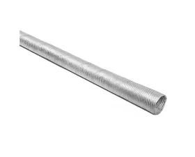Heat Sleeve 1 Inch x 10 Foot Wire/Hose Insulation Up To 750 Degree Silver Thermo Flex Thermo Tec