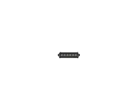 Rhino Lights 6 Inch LED Light Bar Single Row Straight 3D Cree LED Light Bar Flood Beam